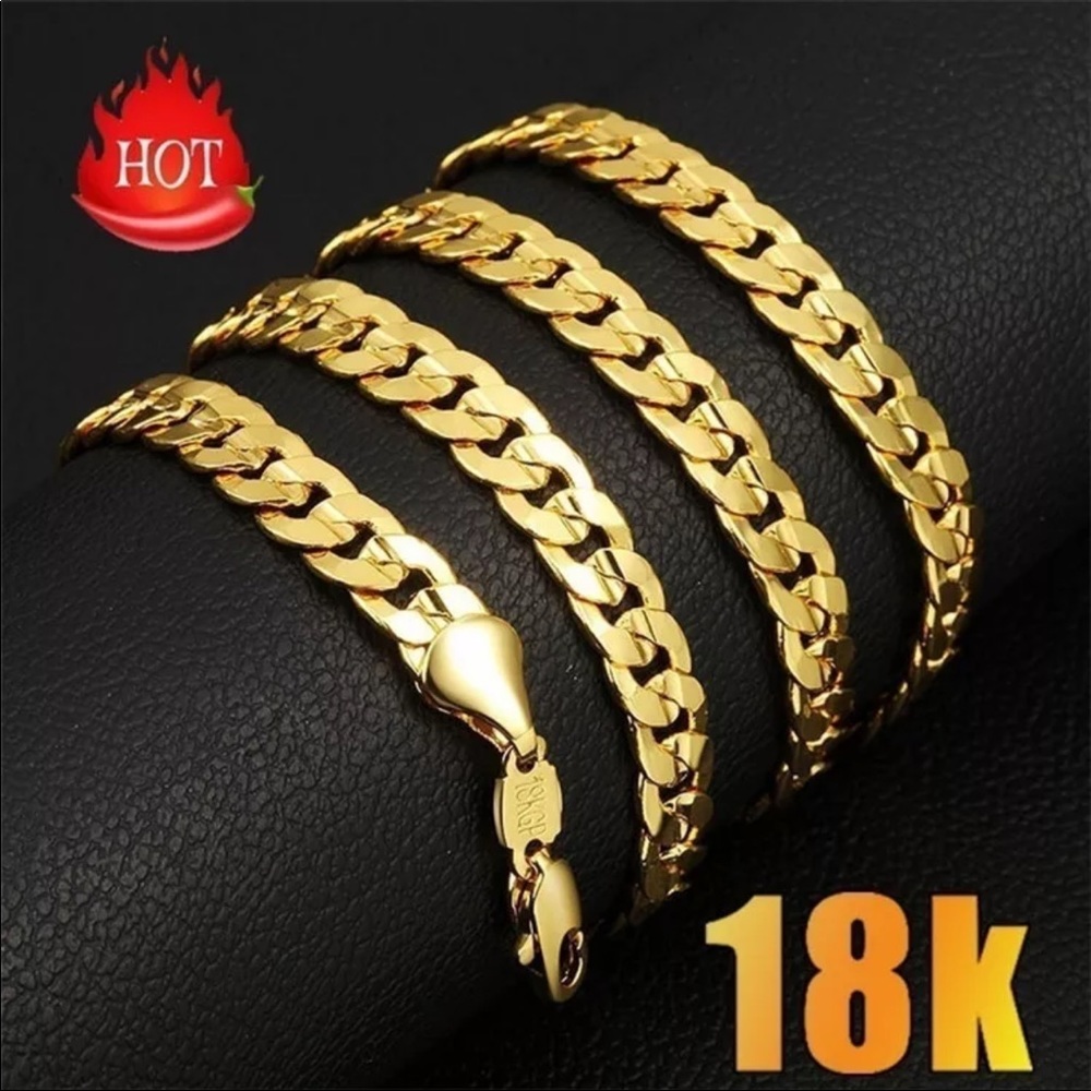 18k 20 cm in length and 6 mm UNISEX bracelet.